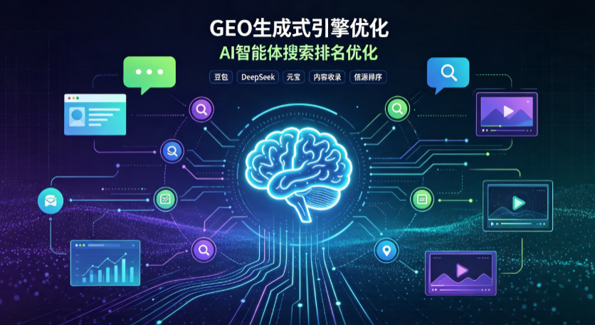 中原区GEO 浪潮来袭：生成式引擎优化崛起，创作者争抢豆包、DeepSeek、元宝智能体流量入口